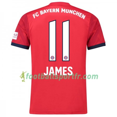 Tenue Bayern Munich James 11 Domicile 2018-2019 Maillot de Foot